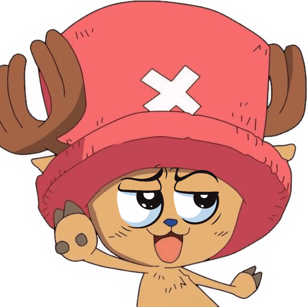 Chopper_SmirkStare emote