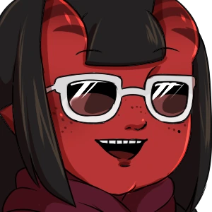 Meru_Sunglasses_Smile emote