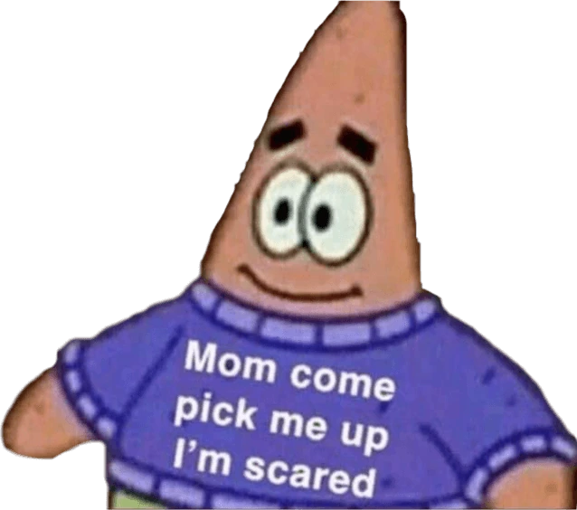 MomPickMeUpImScared emote