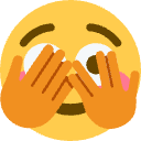 Shyfacepeeking static emote
