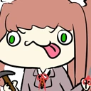 ddlc_monika_hammer_derp emoji