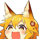 Senko_happy_nosies emote