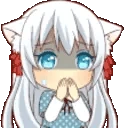 nekoScared emote