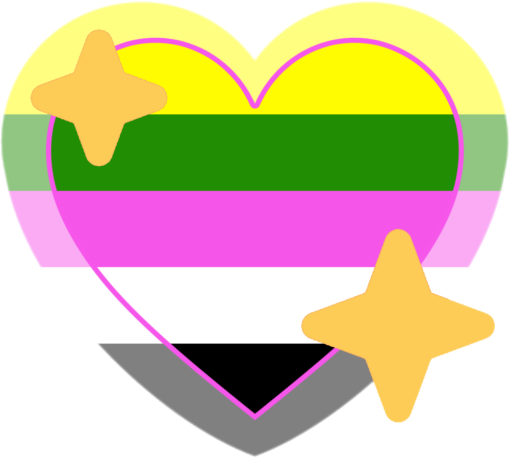 Ceteroromantic_pride_heart static emote