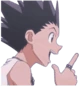 Killua_pointing emote