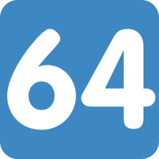 keycap_64 emote