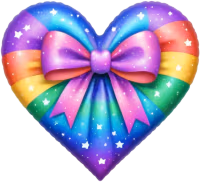 Galaxyrainbowheart emote