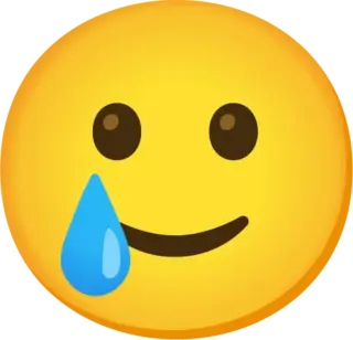 SmilingFacewithTearEmoji emote