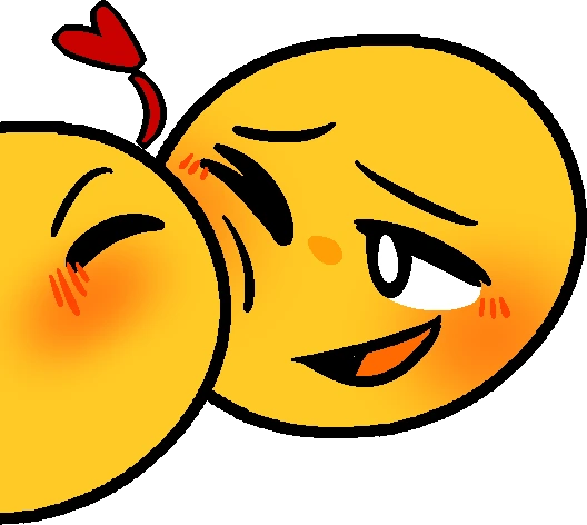 cheekkiss emote