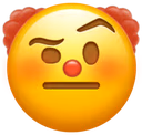 clowneyebrowraised emote