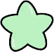 greenpastelstar emote