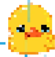 8bitduck_cold_sweat emote