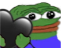 Pepe_ios_black_heart emote