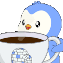 PenguCoffee animated emote