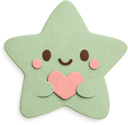 Green_cute_star emote