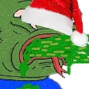 santa_pepe_puke emote
