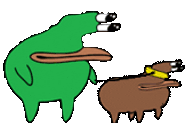 borpaBeWalkingTheDog animated emote