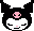 kuromi_smirk emote