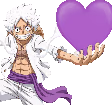 Gear5LuffyHeart emote