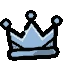 LightBlueCrown emote