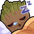 GrootSleeping emote
