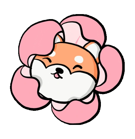 flower_shiba_inu emote