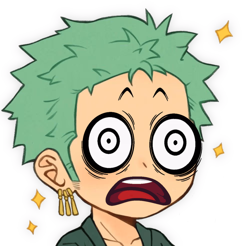 Zoro_Scared emote