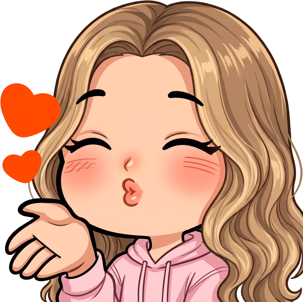 curelyy_blowing_kiss emote