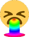 rainbowpuke emote