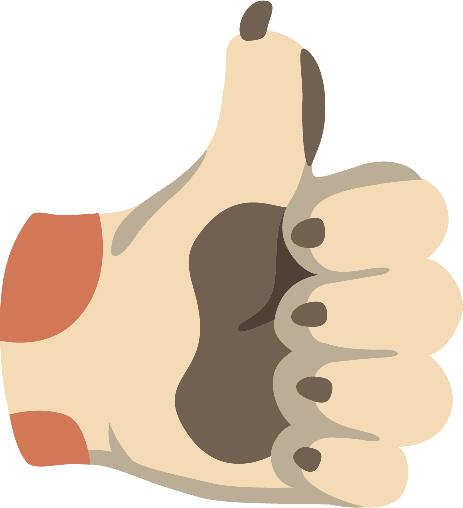 Dogpaw static emote
