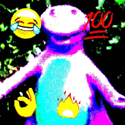 Barney_roasted emoji