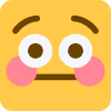 Flushed_block emote