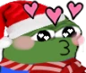 peepoSantaKiss emoji