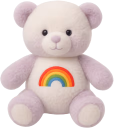 Teddybear_rainbow emote
