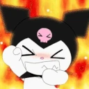 kuromi_angry emoji