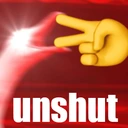UNSHUT emote