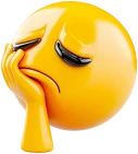 Saddepressedemoji emote