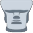 moyai_bigbrain emote