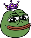 Pepe_PurpleCrown emote