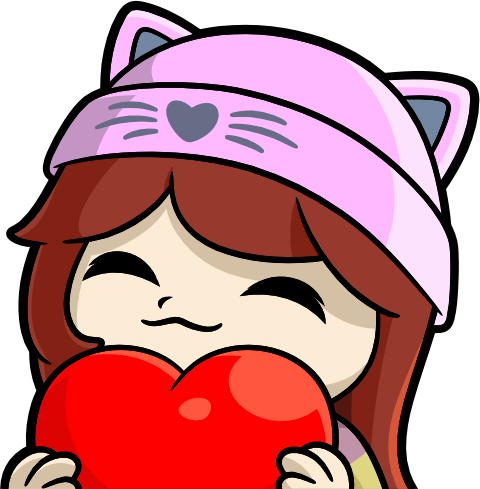 PinkBeanieLove static emote