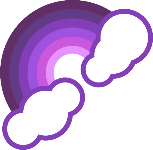 PurpleRainbow emote