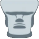 moyai_bigbrain emoji