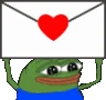 peepoLoveLetter emote