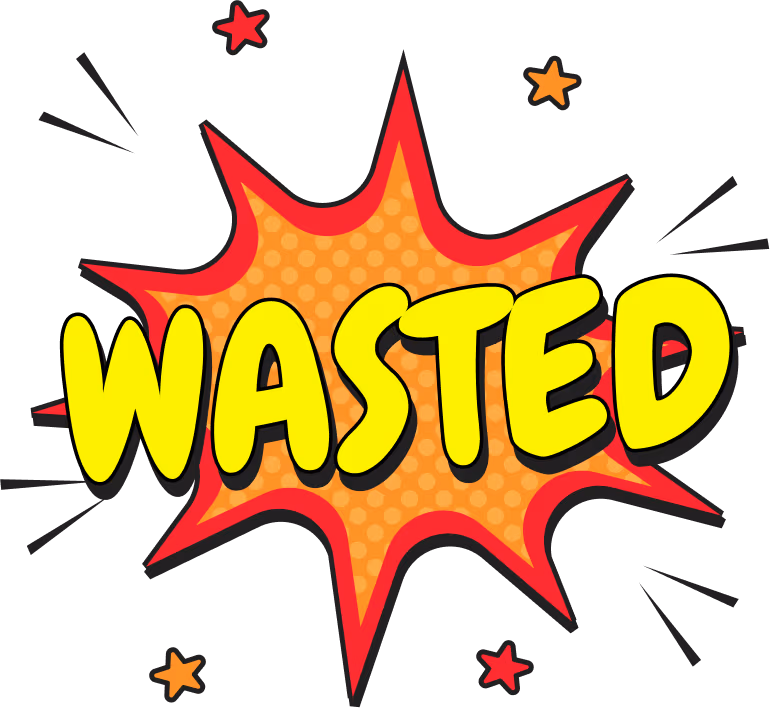 WASTED emote