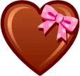 chocolateheart emote