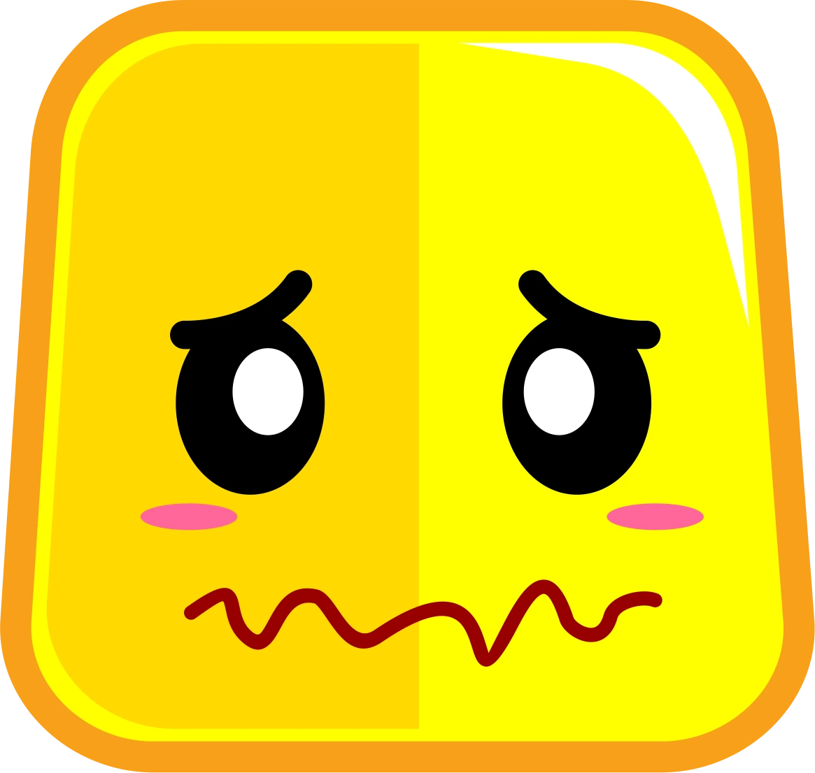 nervous sticker