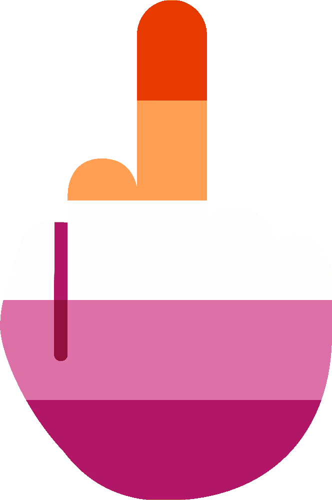 lesbian_middle_finger emote