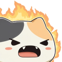 angrycat static emote