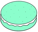 Cyan_Macaron emote