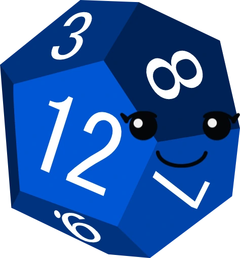 KawaiiDiceBlue emote